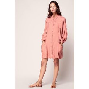 New FP Vintage Button Up Shirt Dress